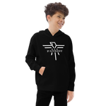 Patriot White and Grey Eagle Kids fleece hoodie