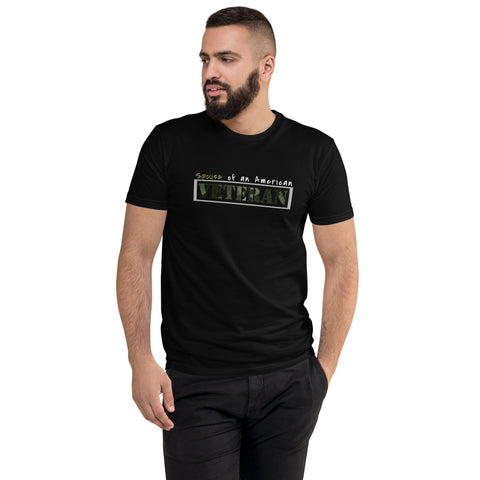 Patriot Veteran Camo Spouse Short Sleeve T-shirt