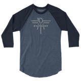 Patriot Eagle Grey 3/4 Sleeve Raglan T-Shirt