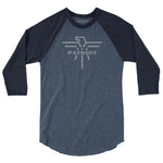 Patriot Eagle Grey 3/4 Sleeve Raglan T-Shirt
