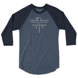 Patriot Eagle Grey 3/4 Sleeve Raglan T-Shirt