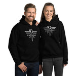 Patriot Grey and White Eagle Unisex Hoodie
