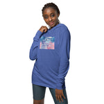 Patriot Floral Flag Hooded Long-Sleeve Tee