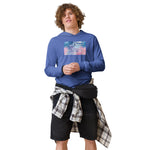 Patriot Floral Flag Hooded Long-Sleeve Tee