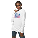 Patriot Floral Flag Hooded Long-Sleeve Tee