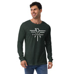 Patriot Grey and White Eagle Unisex Long Sleeve Tee