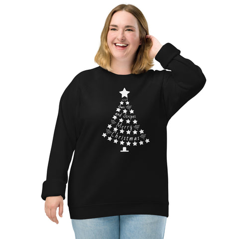 Patriot Christmas Tree Unisex Organic Sweatshirt
