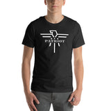 Patriot Grey and White Eagle Unisex Tshirt