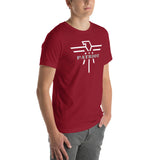 Patriot Grey and White Eagle Unisex Tshirt