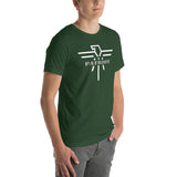 Patriot Grey and White Eagle Unisex Tshirt
