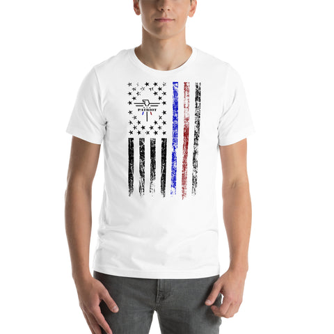 Patriot Thin Blue/Red Line Tshirt