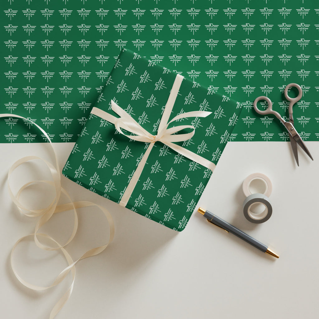 Patriot Green Wrapping Paper Sheets