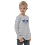 Navy Patriot Youth Long Sleeve Tshirt