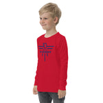 Navy Patriot Youth Long Sleeve Tshirt
