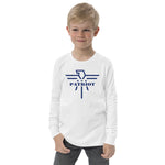 Navy Patriot Youth Long Sleeve Tshirt