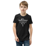 Patriot Grey and White Youth Short Sleeve T-Shirt