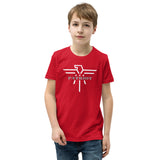Patriot Grey and White Youth Short Sleeve T-Shirt