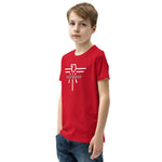 Patriot Grey and White Youth Short Sleeve T-Shirt