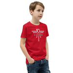 Patriot Grey and White Youth Short Sleeve T-Shirt