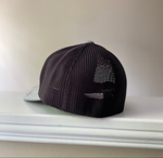 FlexFit Grey Black Black Vinyl Logo