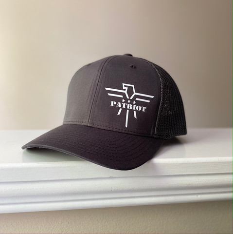 FlexFit Grey White Vinyl Logo