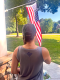 Let Freedom Ring Tank Grey