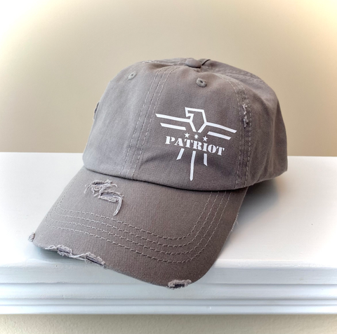 Ponytail Vintage Taupe White Vinyl Logo