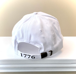 Unstructured White Black Vinyl Logo