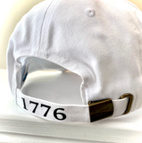 Unstructured White Black Vinyl Logo
