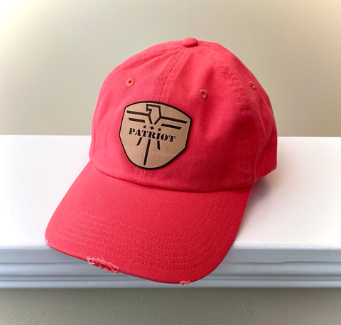 Unstructured Coral Leather Patch