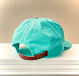 Unstructured Teal Leather Patch