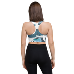 Patriot Marbled Earth Longline sports bra