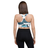 Patriot Marbled Earth Longline sports bra