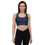 Patriot Eagle Logo RWB Flag Sports Bra