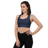 Patriot Eagle Logo RWB Flag Sports Bra
