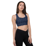 Patriot Eagle Logo RWB Flag Sports Bra