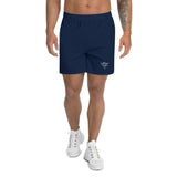 Men Athletic Long Shorts Navy