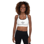 Athletic Sports Bra White