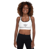Athletic Sports Bra White