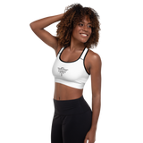 Athletic Sports Bra White