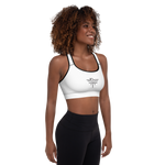 Athletic Sports Bra White