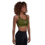 Athletic Sports Bra Army