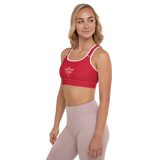 Athletic Sports Bra Red