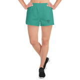 Women Athletic Shorts Teal