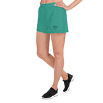Women Athletic Shorts Teal