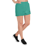 Women Athletic Shorts Teal
