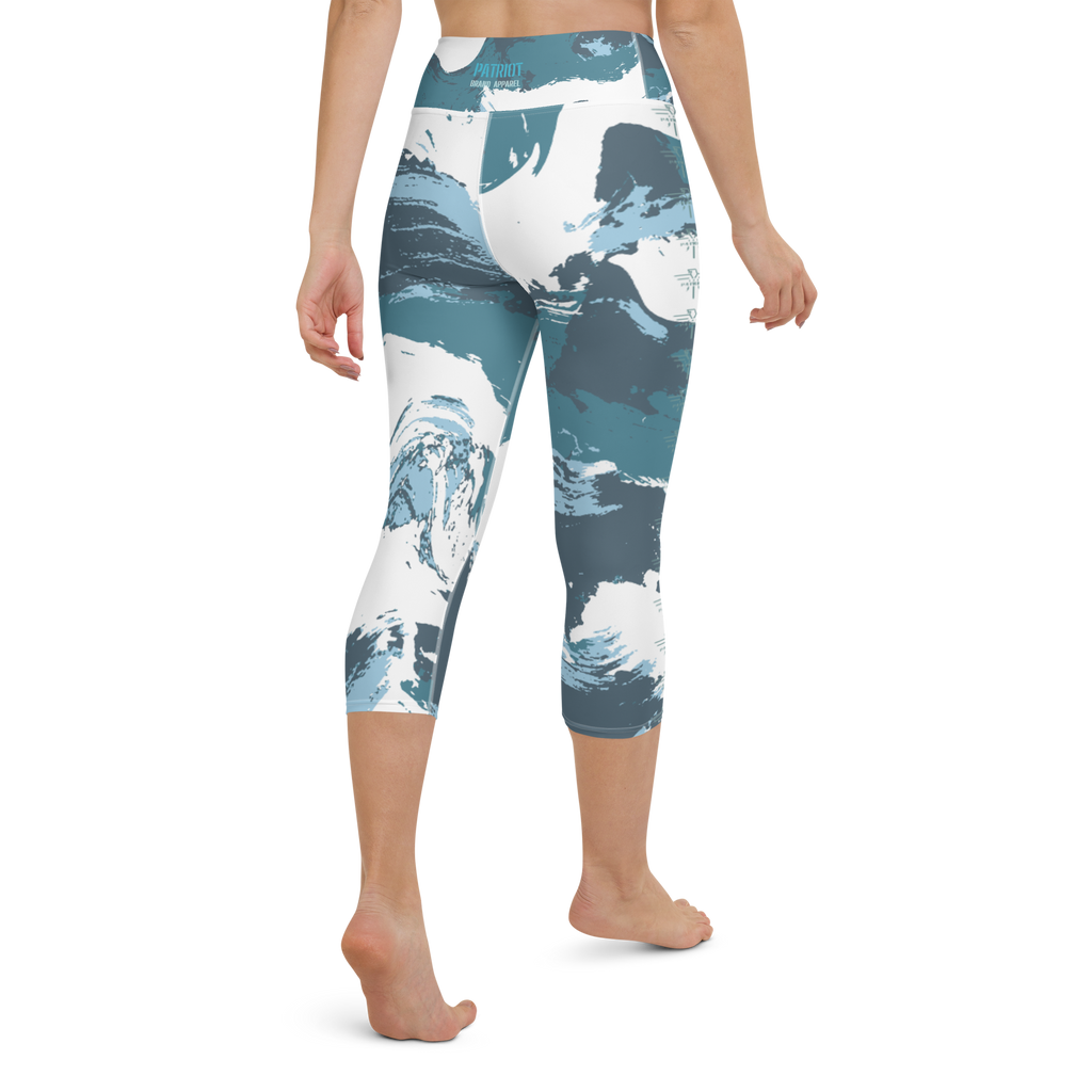 Patriot Marbled Earth Yoga Capri Leggings PATRIOT BRAND APPAREL