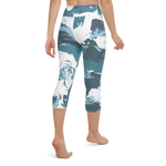 Patriot Marbled Earth Yoga Capri Leggings