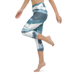 Patriot Marbled Earth Yoga Capri Leggings