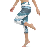 Patriot Marbled Earth Yoga Capri Leggings